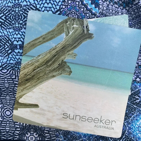 NWT Sunseeker Swimwear One Piece Printed Modest Swimsuit with attached skirt - Picture 8 of 13
